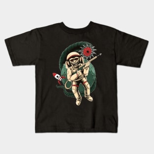 Space Ape Hunter Kids T-Shirt